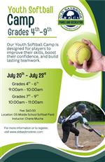 Softball Camp